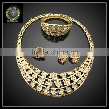 New Arrival 4pcs/set gold plated Jewelry set for woman in zinc alloy jewelry set BHK642