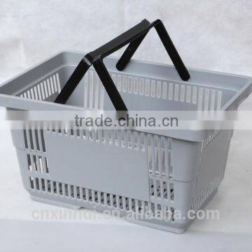 2016 Excellent Quality Plastic Shopping Basket for Shopping Mall Any Color Customized photo-4
