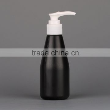 150ml plastic black PE bottle for skin care cream