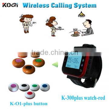 coaster pager system restaurant table paging watch wireless remote control call bell system waiter call pager