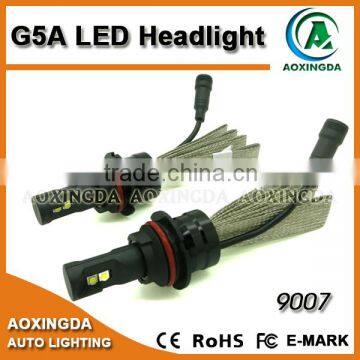 G5 new design Non fan hot-selling 2500LM LED headlight made with CREE XM-L2 chip 9004 9007 Hi/Lo