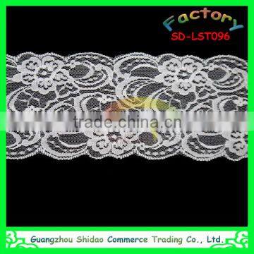 Wholesale fashion embroidery bridal lace trimming applique trim