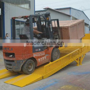 dock ramp to unload containers ramp for truck