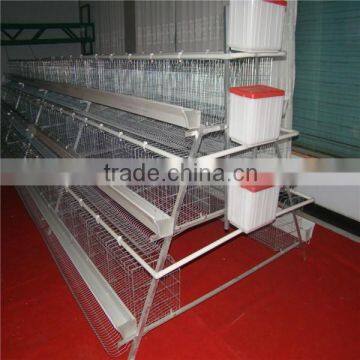 pvc coated or galvanized battery cage for chickens with full automatic system