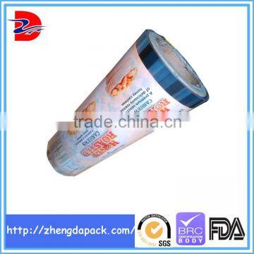 metalized film laminated cashew nut snack packing film