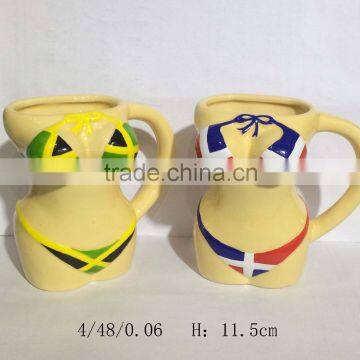 Jamaica Flg Bikini Beauty Girl Body Mug photo-2