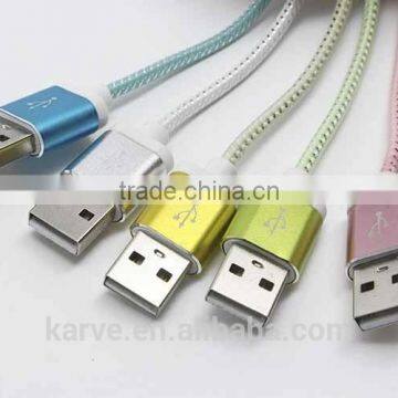 Cellphone Charging and Sync Data Luminous Cold Light Micro Usb to Usb