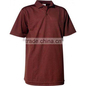 100% Polyeser Micro Custom Men Half Sleeves Plain Burgundy Color Polo Shirt