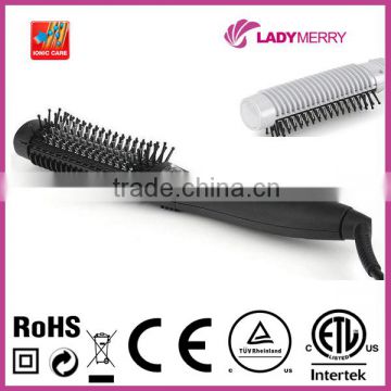 Latest 210C/410F Far infrared electric hair brush CE CTUVUS and Auto shut off