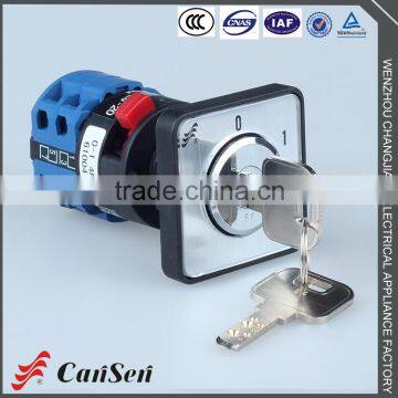 LW26S-20 0-1 4P S4 Custom high quality 5 position key switch