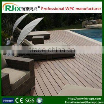 Outdoor WPC garden decoration high quality wpc decking in reasonable price