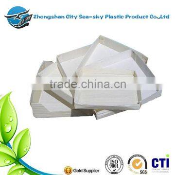 2mm 280g white color PP corrugated Sheet in plastic sheet