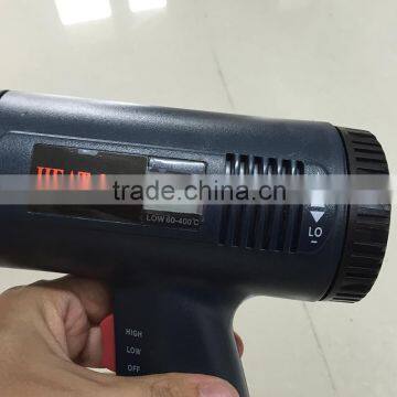 CN016 1800W Adjustable Temperature Electric Heat Gun With Temperature Digital Display Vinyl Film Install Hot Air Gun Tool