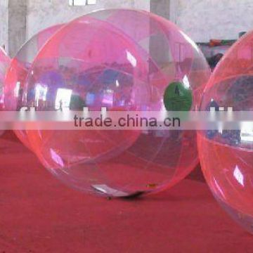 pink inflatable water ball customized your color water ball