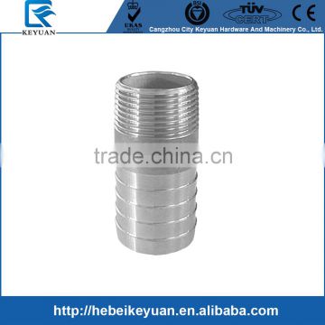 1" SS 316 Pipe Hose Nipple Threaded Ends SCH40 Standard