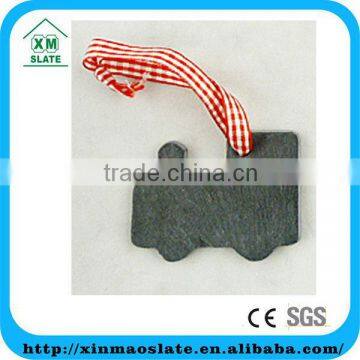 Colorful Ribbon Truck Shape Slate Present Decoration Arts