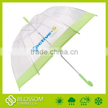 High Quality transparent umbrella, vintage umbrella with ruffles