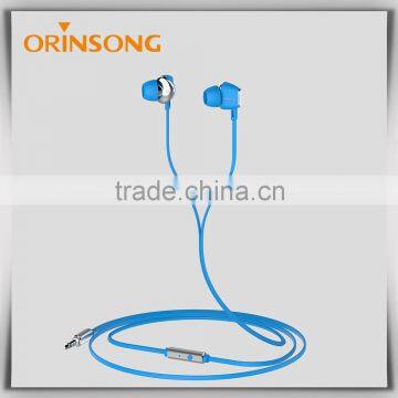 OS-D10 waterproof wired stereo earphone for mobile phone