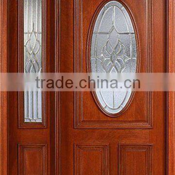 Modern Oval Wooden Doors Design Exterior DJ-S9312MSO