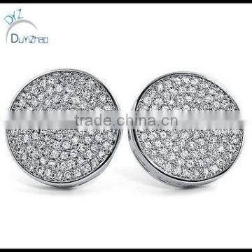 925 silver cz earrings