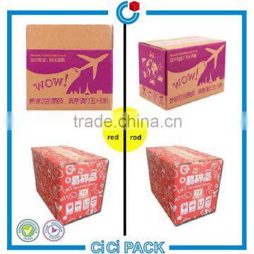 Stamping Printing Handling and corrugated Material Carton Packing / Boxes for Shipping