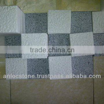 PURE WHITE MARBLE Bush Hammered