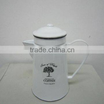 2015 new design enamel coffee pot, coffee can