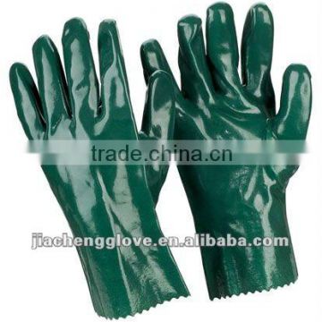 JS8027/G, PVC Gloves, pvc coated work gloves; mechanical work gloves