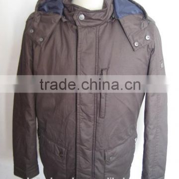 men's padding jacket with hood 2016 new design