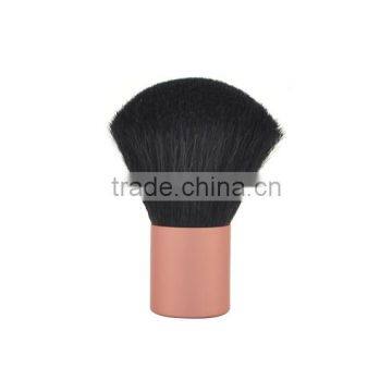 Metal Aluminum Handle Kabuki Cosmetic Brush For Blush Brush Powder Brush