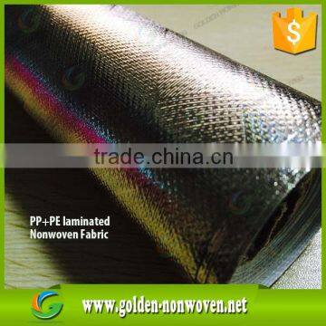 2 layer PE laminated nonwoven fabric for non woven shopping bag