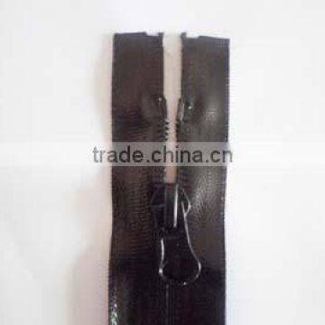 7# Waterproof Nylon Zipper Invisible Waterproof Zipper Open End Zipper Custom Pulls Coate Zipper photo-3