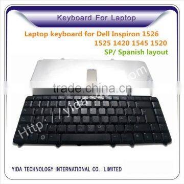 Laptop Keyboard for DELL 1545 1525 with spansih layout black