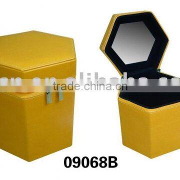 PU Leather Jewelry Case with zipper