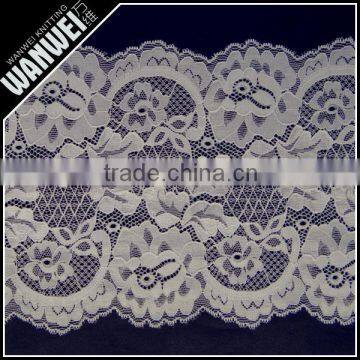 new flowers eyelash chantilly Lace guipure covering yarn 100% nylon lace fabric material for clothing trim 5907