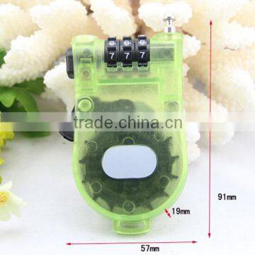 High Security Colorful Transparent ABS Cable Number Lock Quality Choice photo-3