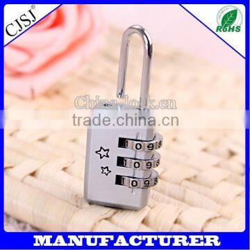 China Supplier High Quality Zinc Alloy 3 Digital Lock /Suitcase Combination Lock