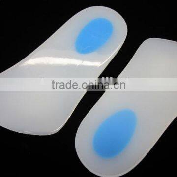 2014 New products comfortable design 3/4 length gel silicone insoles