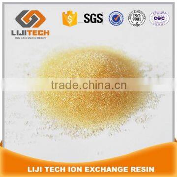 LIJI 001x3 gel cation exchange resin equal to Diaion SK-103