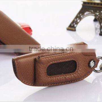 Fashion Luxury Leather Car Key Holder With Hook Key Chain Holder photo-2