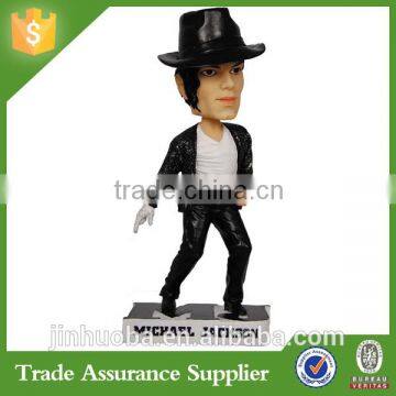 Hi-Q Customized Resin Mini Michael Jackson Bobblehead Souvenir photo-3