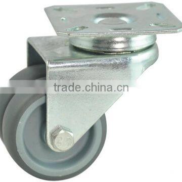 Dual Wheel Caster,tpr Caster Wheel