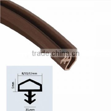 wooden door seal strip slot type