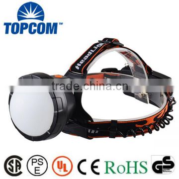 LED Miner Rechargeable Headlamp Plastic LED Coal Miners Headlamp