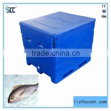 1000L Rotomould Plastic Insulated Large Cooler, Fish Tub, For Box