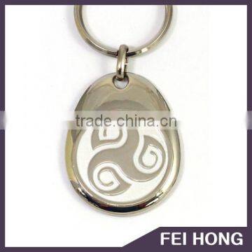 Open design premium promotion gift zinc alloy keychain