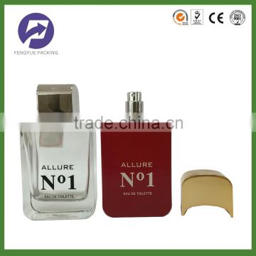 110ml Red Rectangle Perfume Glass Bottle Hotsale