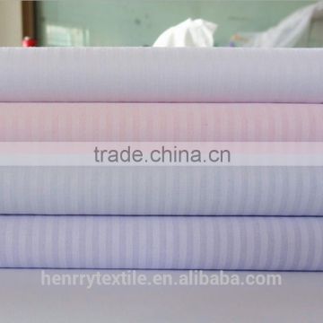 Factory price 55 polyester 45 cotton stripe jacquard fabric for short sleeve shirt                        
                                                Quality Choice