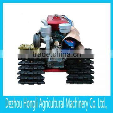 agriculture machinery hand tractor with track belt, farm tractor china