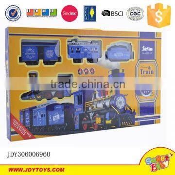 New product high plastic smoke train toy sets for kids